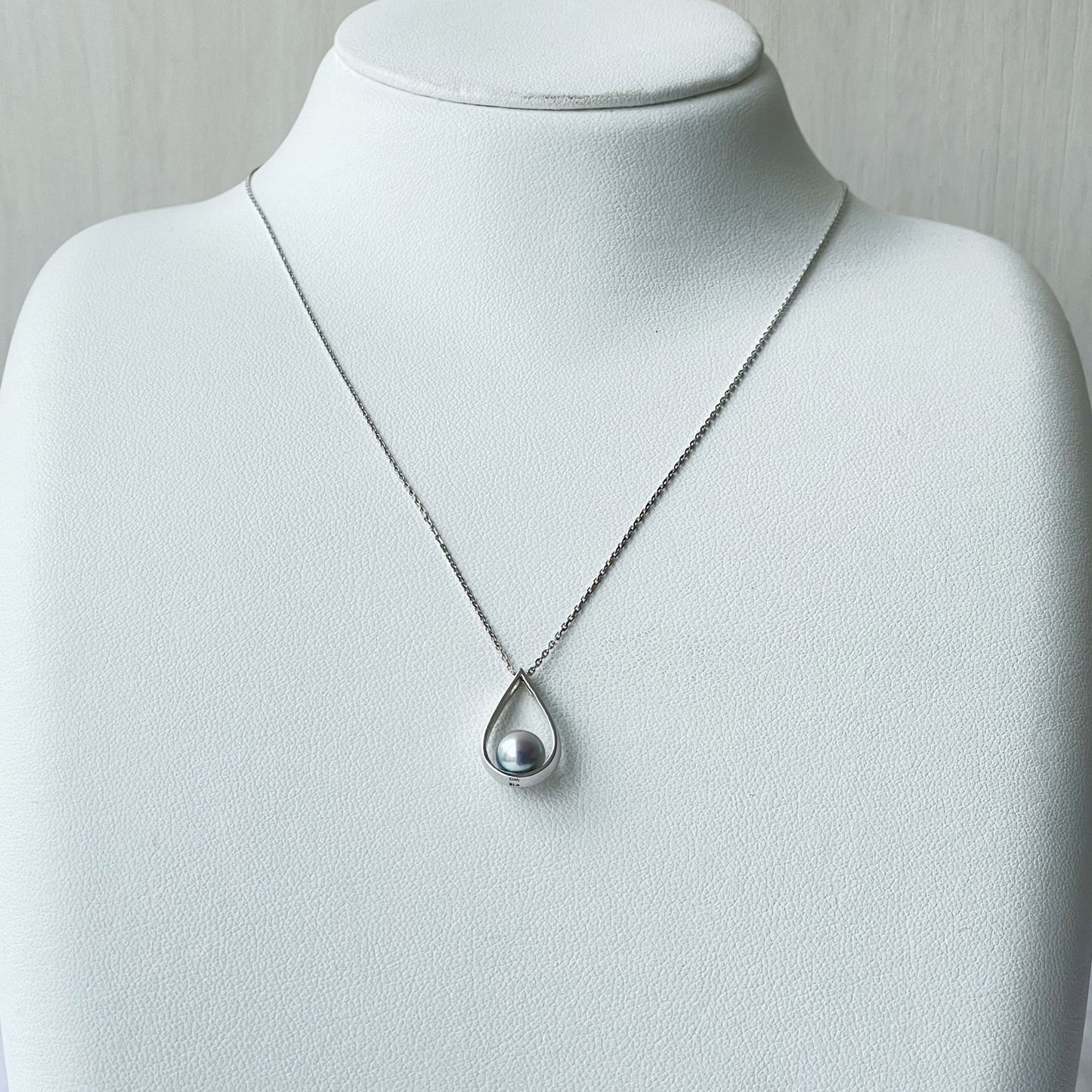 アコヤパールペンダント/K18YG/K18WG/雫型