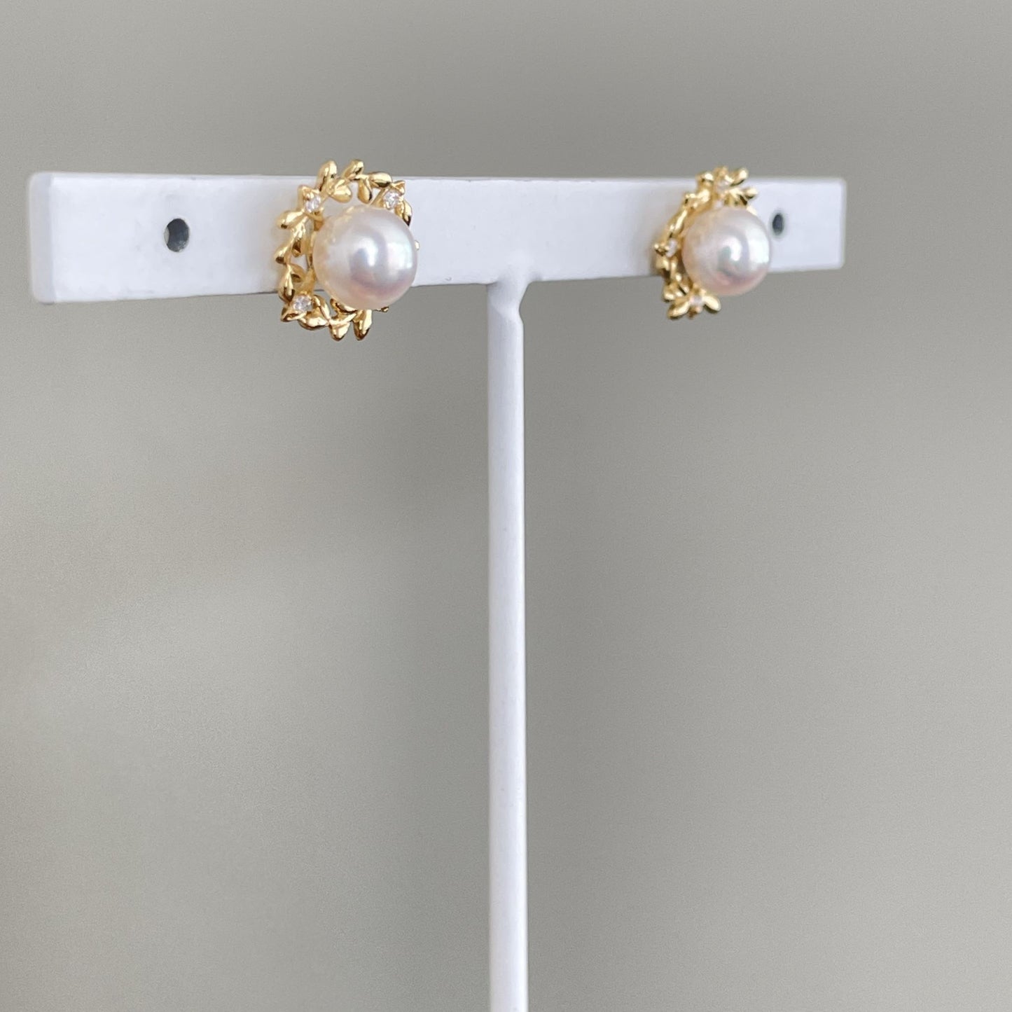 アコヤパールピアス/スタッド直結/ laurel