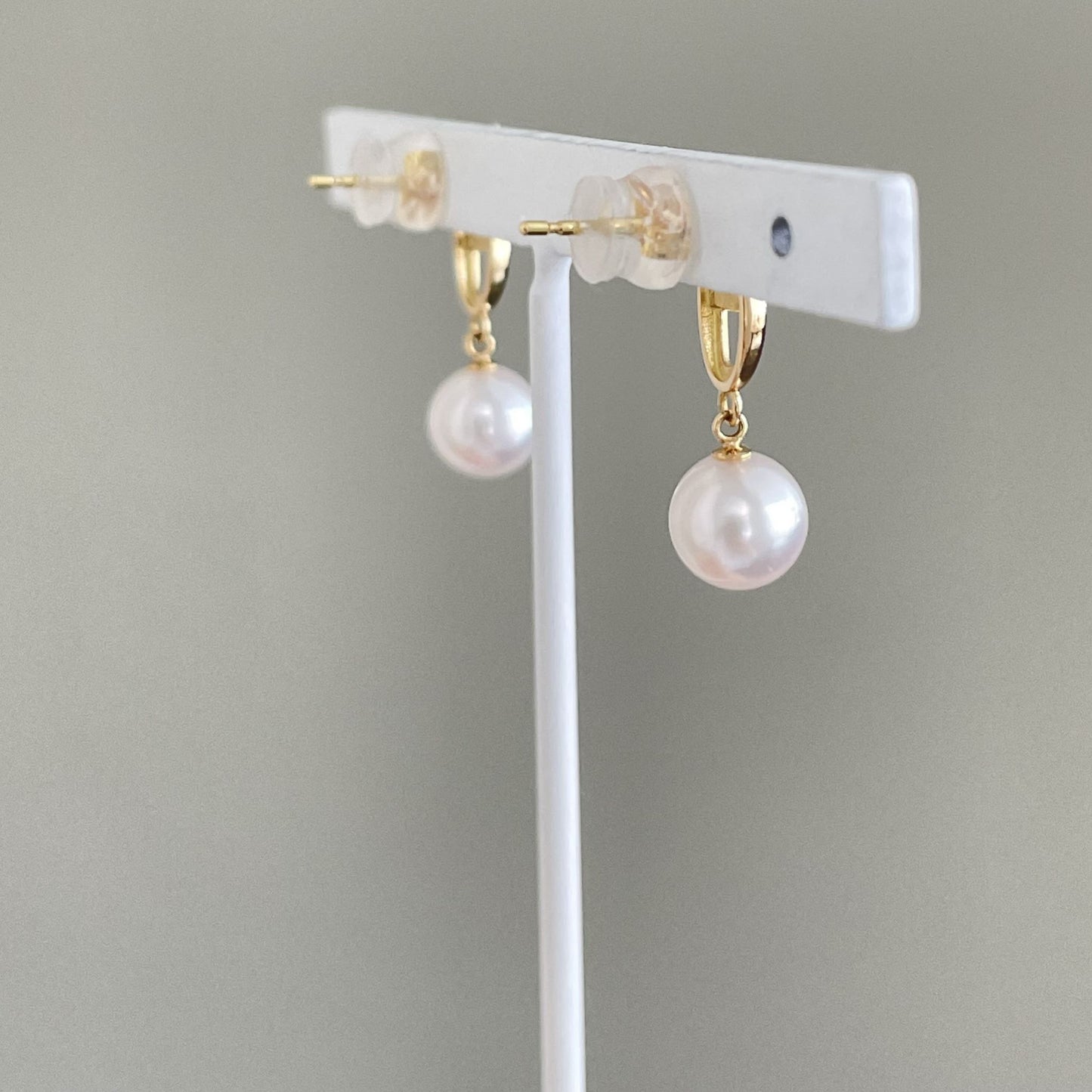 アコヤパールピアス/アンカーデザイン