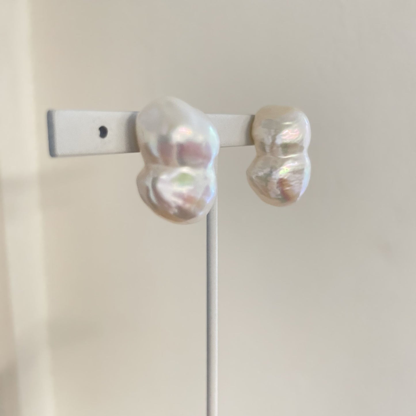 淡水パールピアス/ツイン