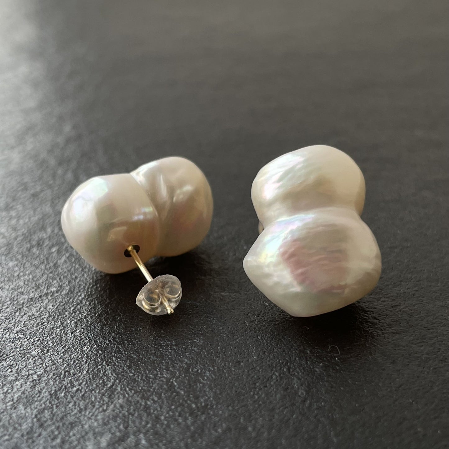 淡水パールピアス/ツイン