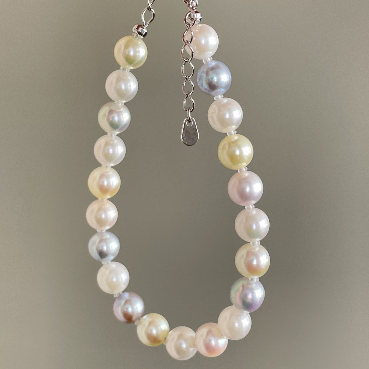 【再入荷】アコヤパールブレスレット/マルチカラー
