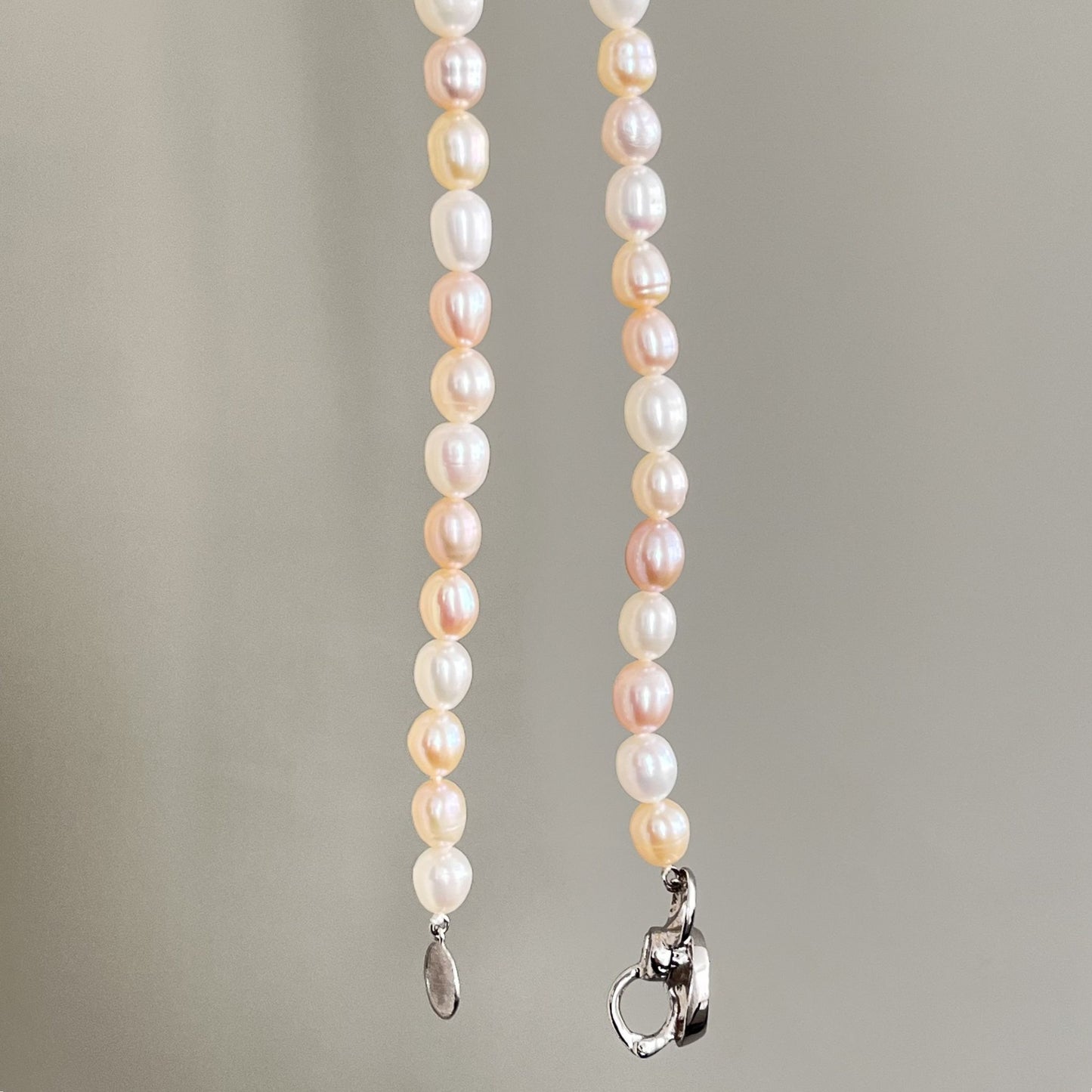 淡水パールネックレス&イヤリングorピアス/ラリエットタイプ