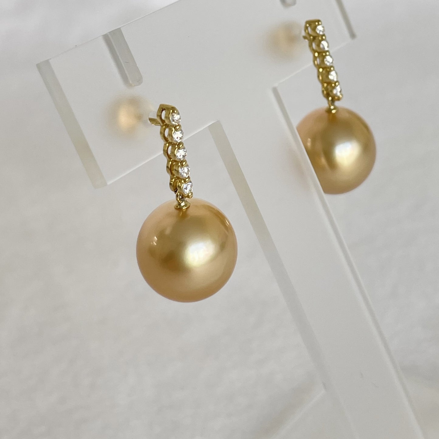 南洋ゴールドパール ピアス