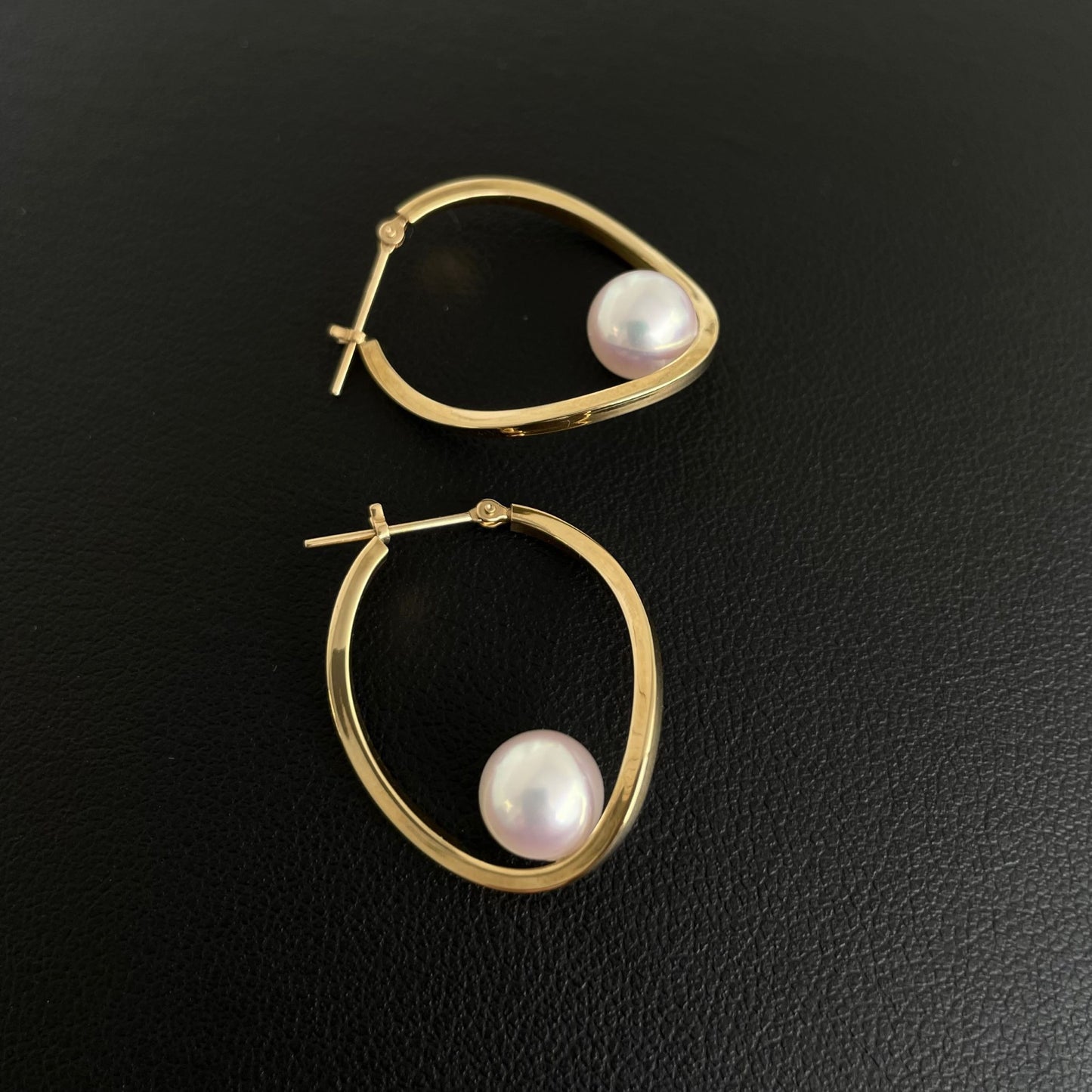 アコヤパールピアスフープタイプ