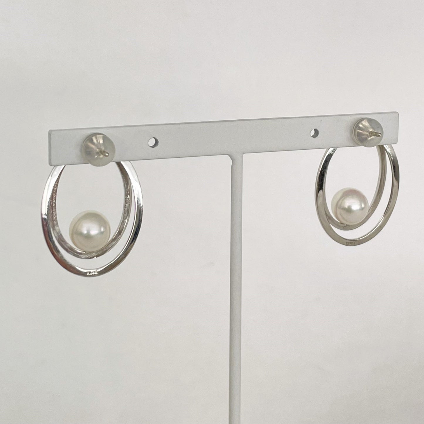 アコヤパールピアスK18WG