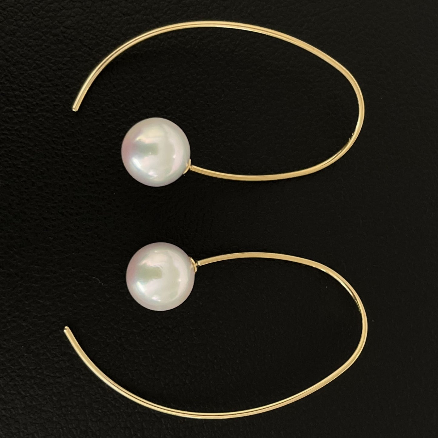 アコヤパールフックピアス K18YG