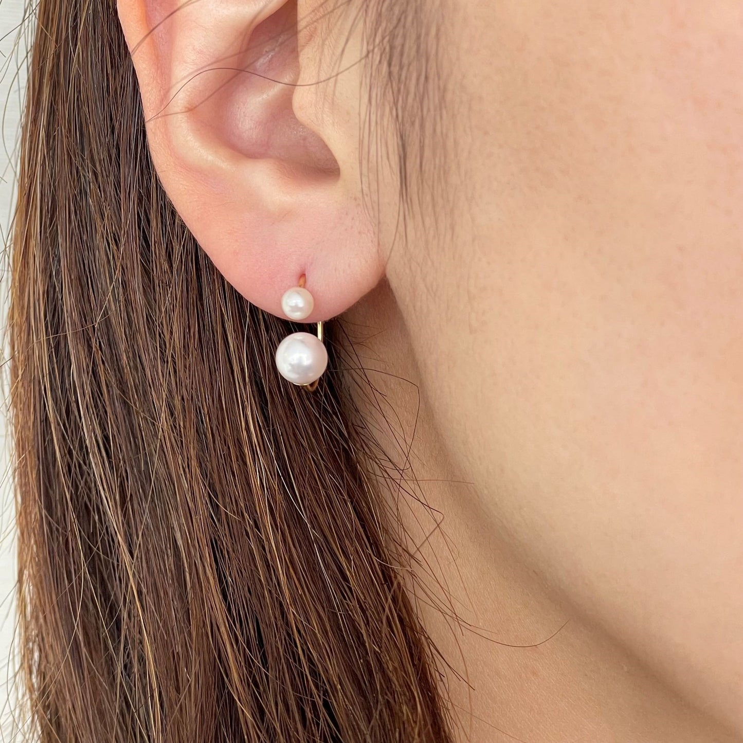 アコヤピアス フープ型片耳用3pcs