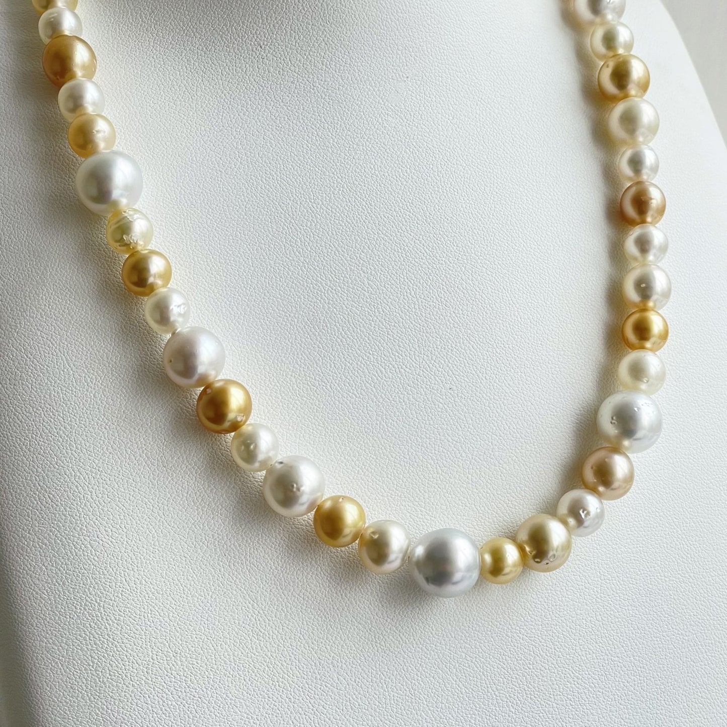 白蝶パールネックレス/白金マルチ