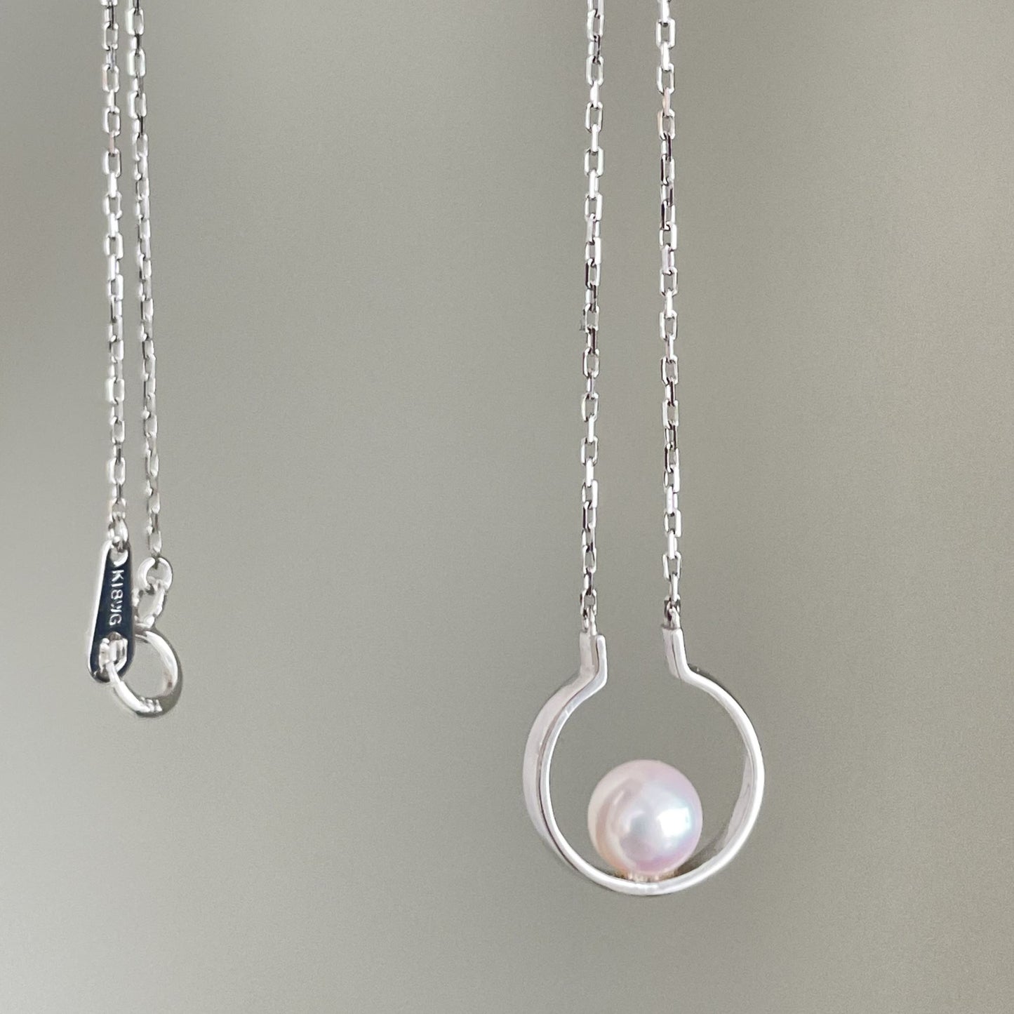 【クリスマスフェア】アコヤパールペンダント&ピアス/馬蹄型