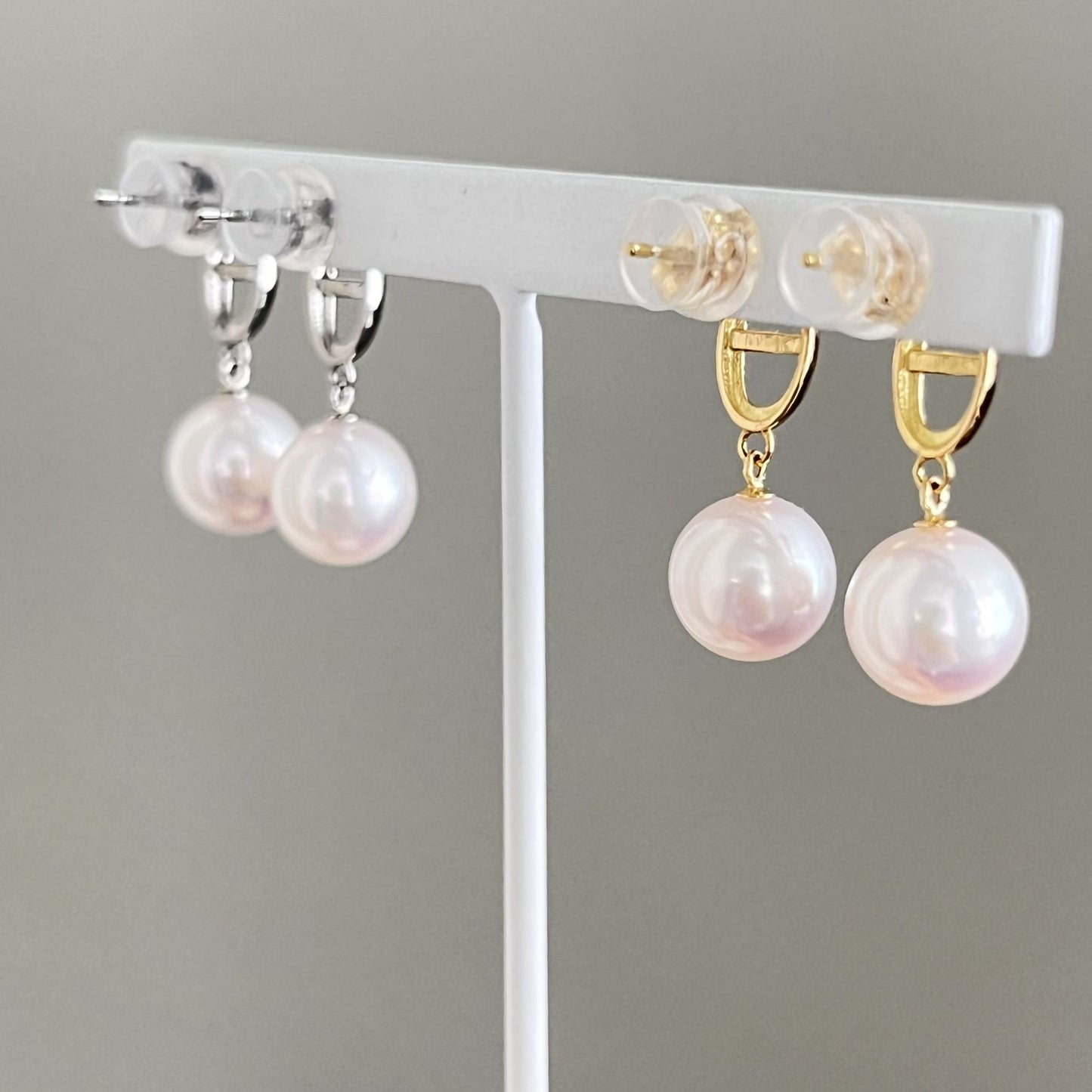 アコヤパールピアス/アンカーチェーン