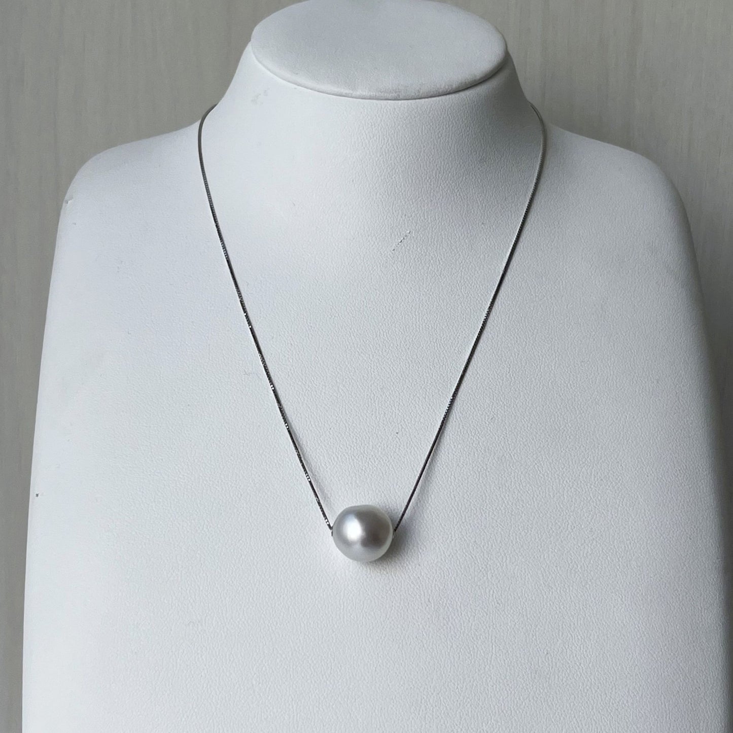 白蝶パールペンダント/K18WG/BQ