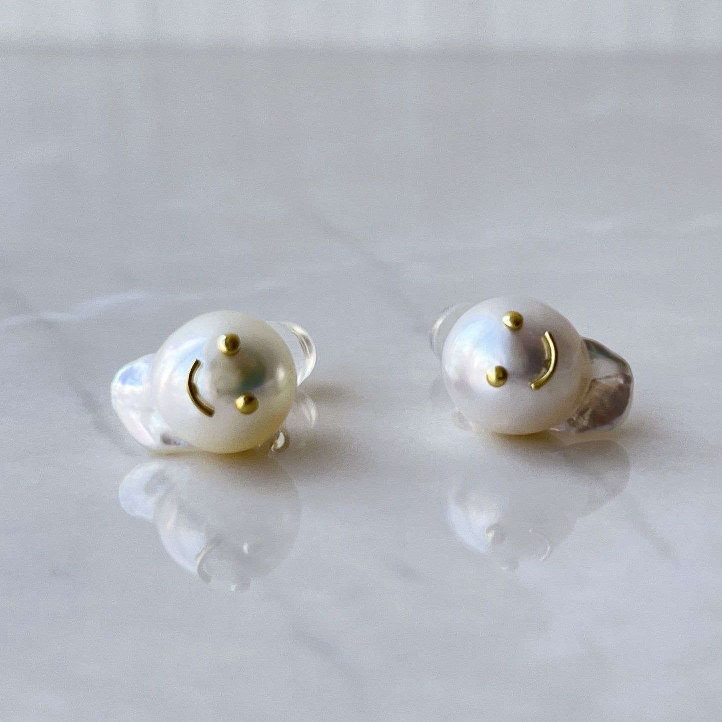 アコヤパールピアス/おばけ