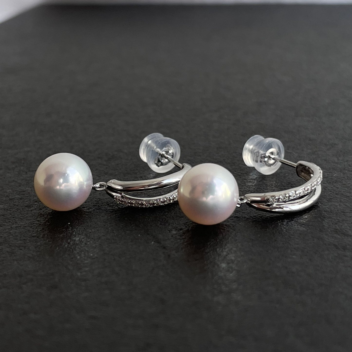 アコヤパールピアス/K18WG