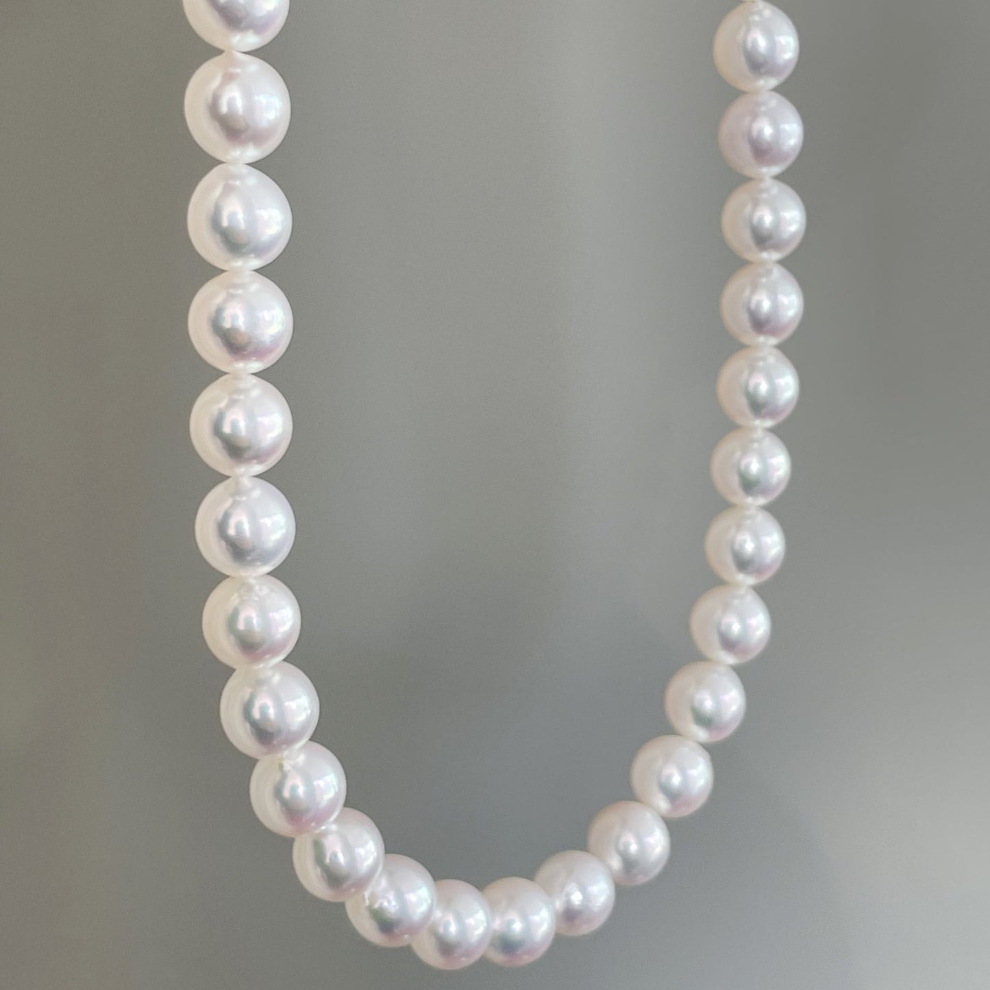 卒入園卒入学シーズンおすすめ アコヤパールネックレス&ピアス/NW7.0mm