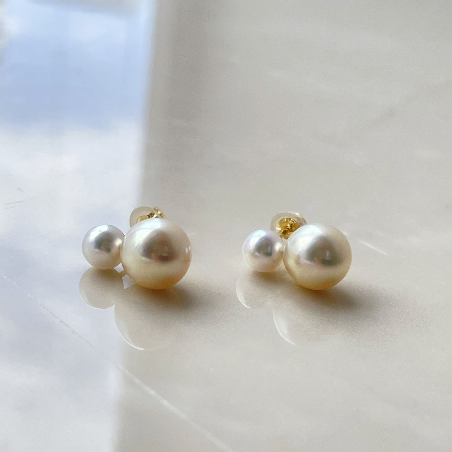 アコヤパールピアス/2pcs