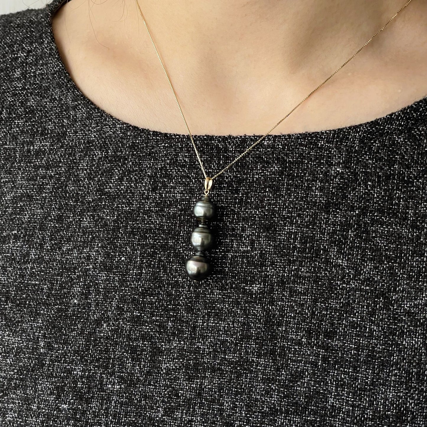 黒蝶ペンダント/3pcs