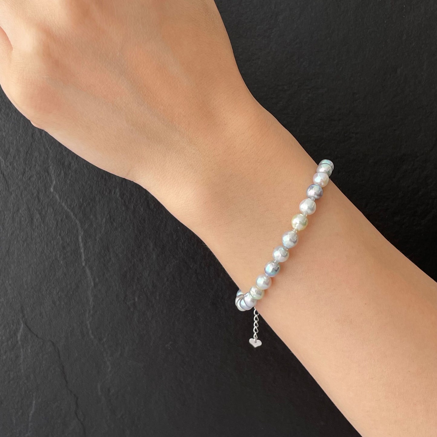 アコヤパールブレスレットNB K18YG/K18WG