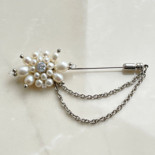 淡水パールペンダント/ピンブローチ型