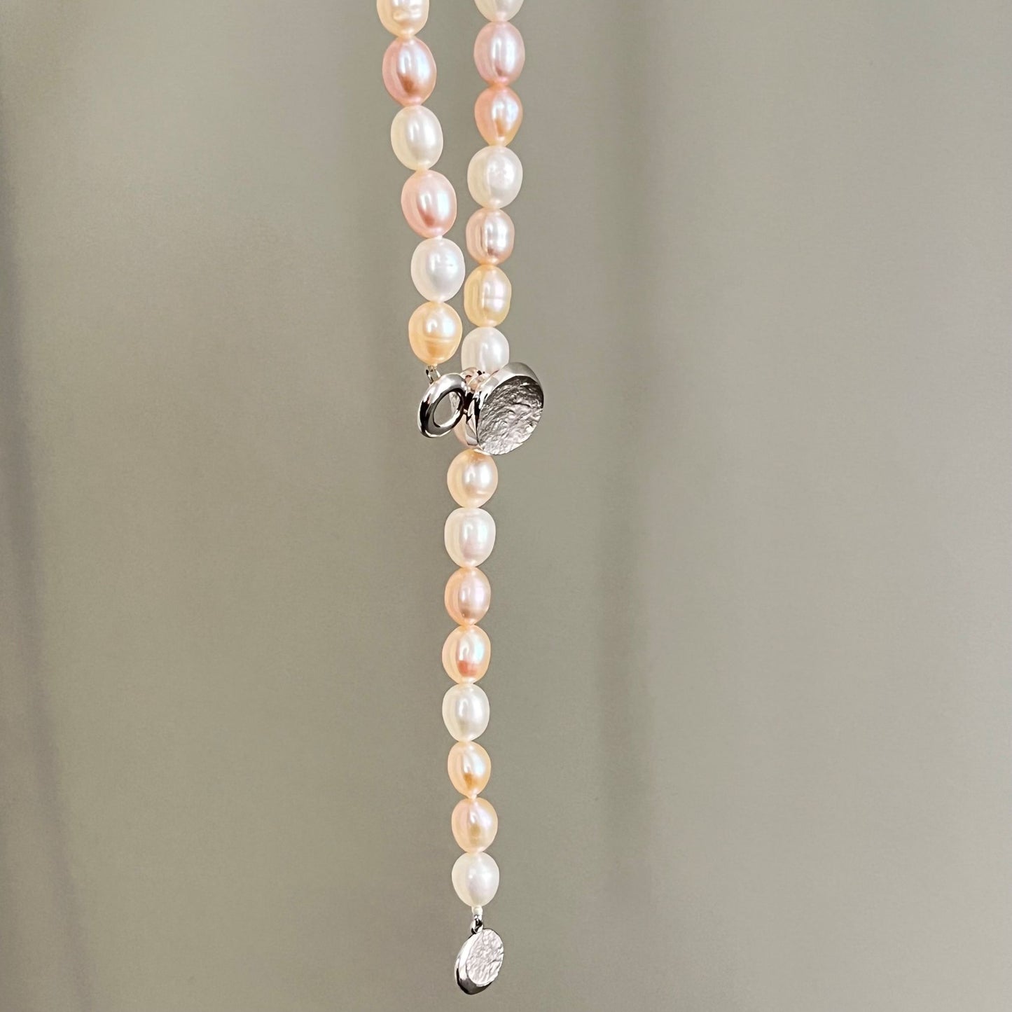 淡水パールネックレス＆イヤリングorピアス/ラリエットタイプ