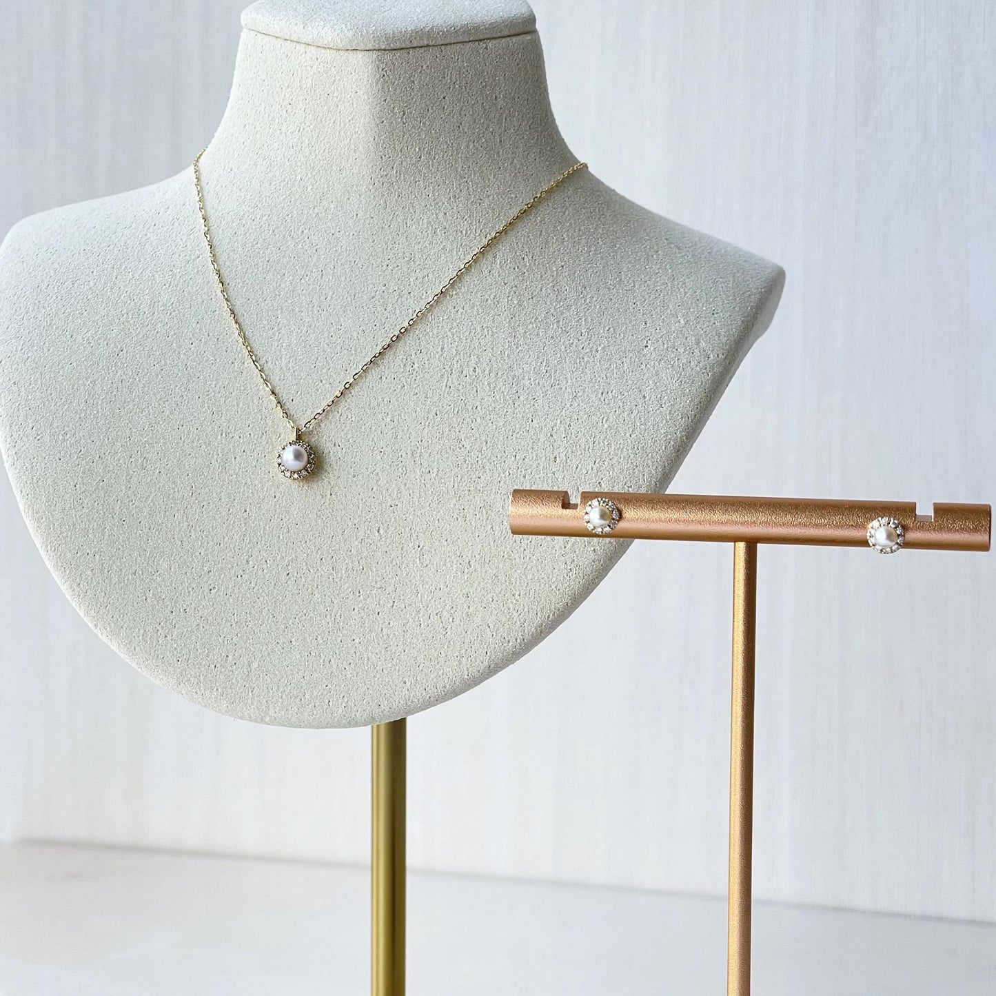 【クリスマスフェア】アコヤベビーパールペンダント&ピアス