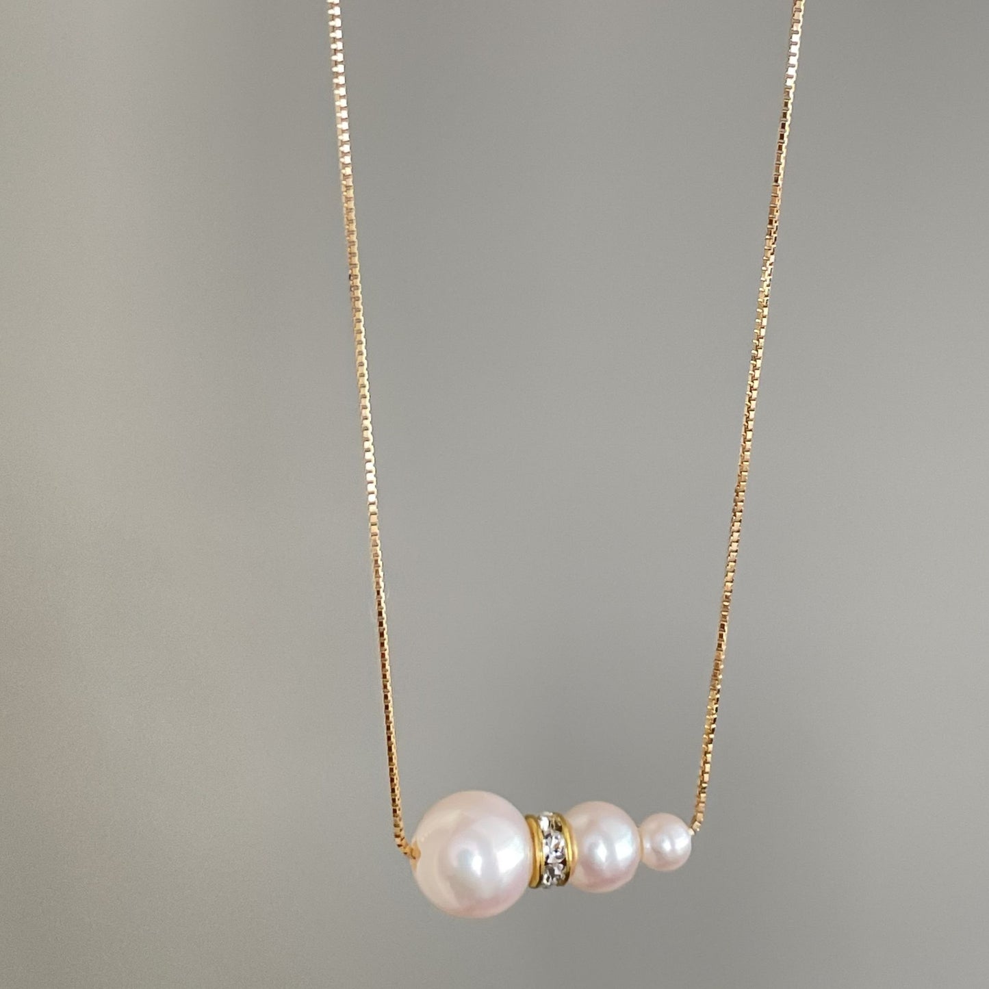 アコヤパールペンダント/3pcs/ロンデル