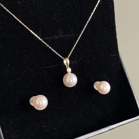 【クリスマスフェア】アコヤパールペンダント&ピアス02