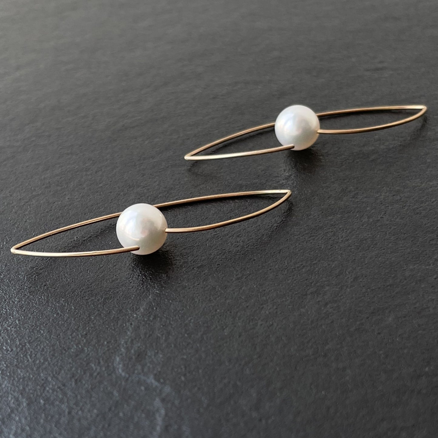 アコヤパールピアス/変形フック