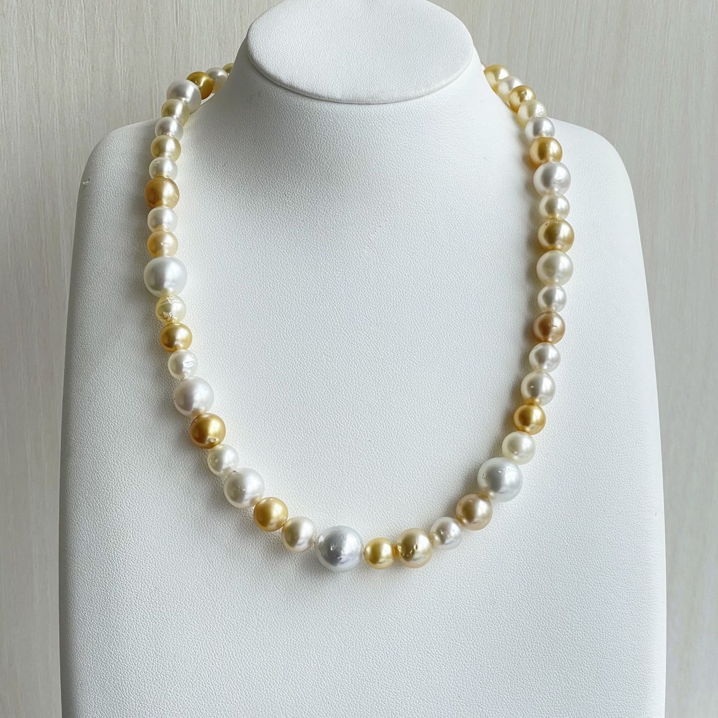 白蝶パールネックレス/白金マルチ