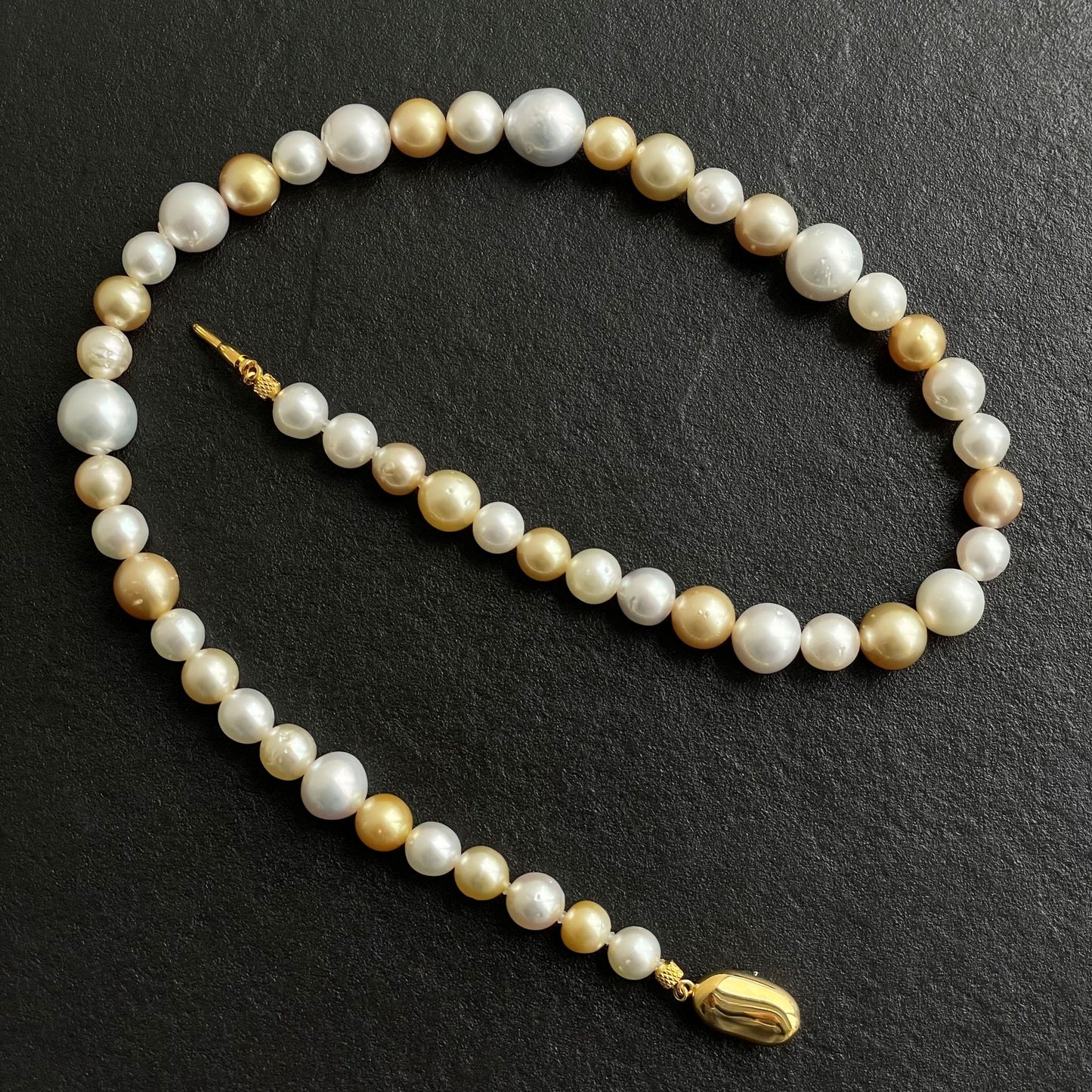 白蝶パールネックレス/白金マルチ