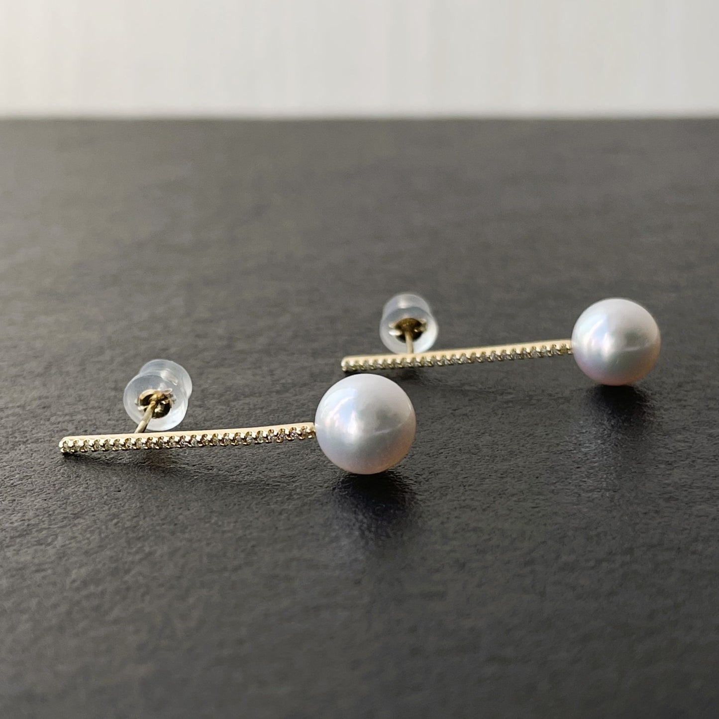 アコヤパールピアス/バータイプ