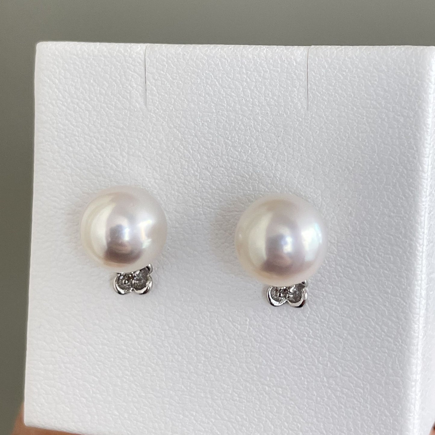 アコヤパールピアス/花/スタッド直結