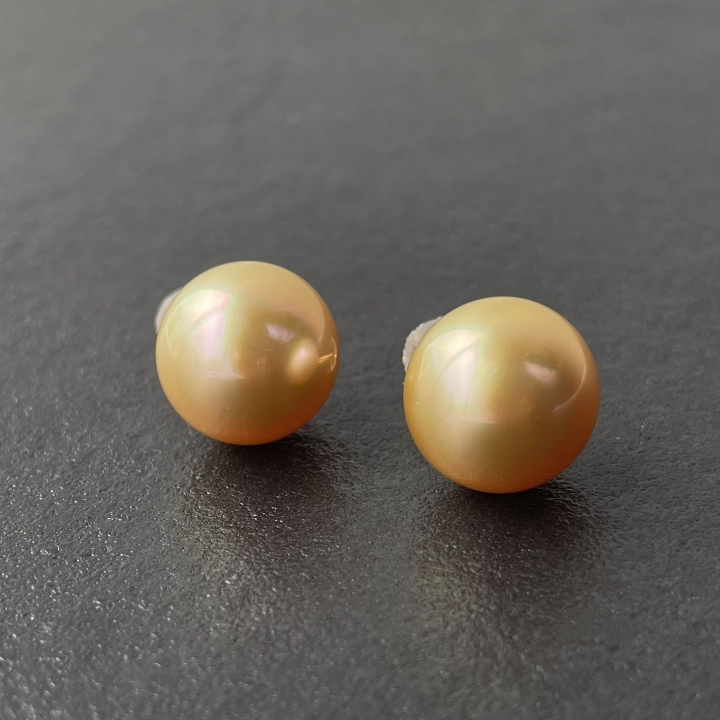 南洋パールピアス/スタッド直結/金色