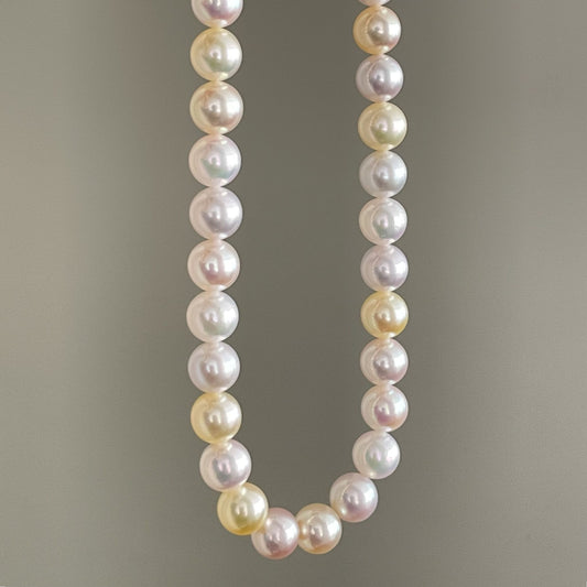 アコヤパールネックレス/マルチカラー