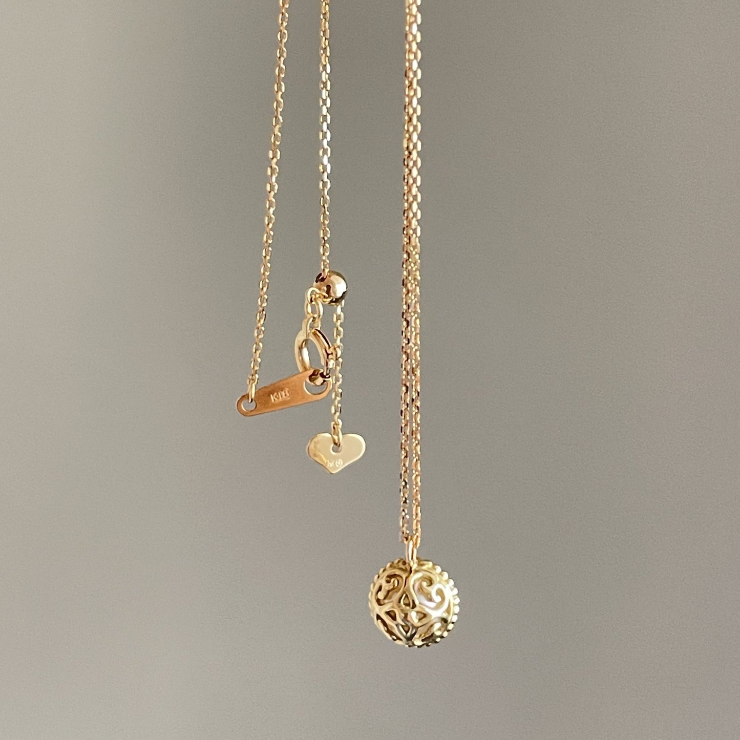 アコヤパールペンダント/アズキCH/K18YG