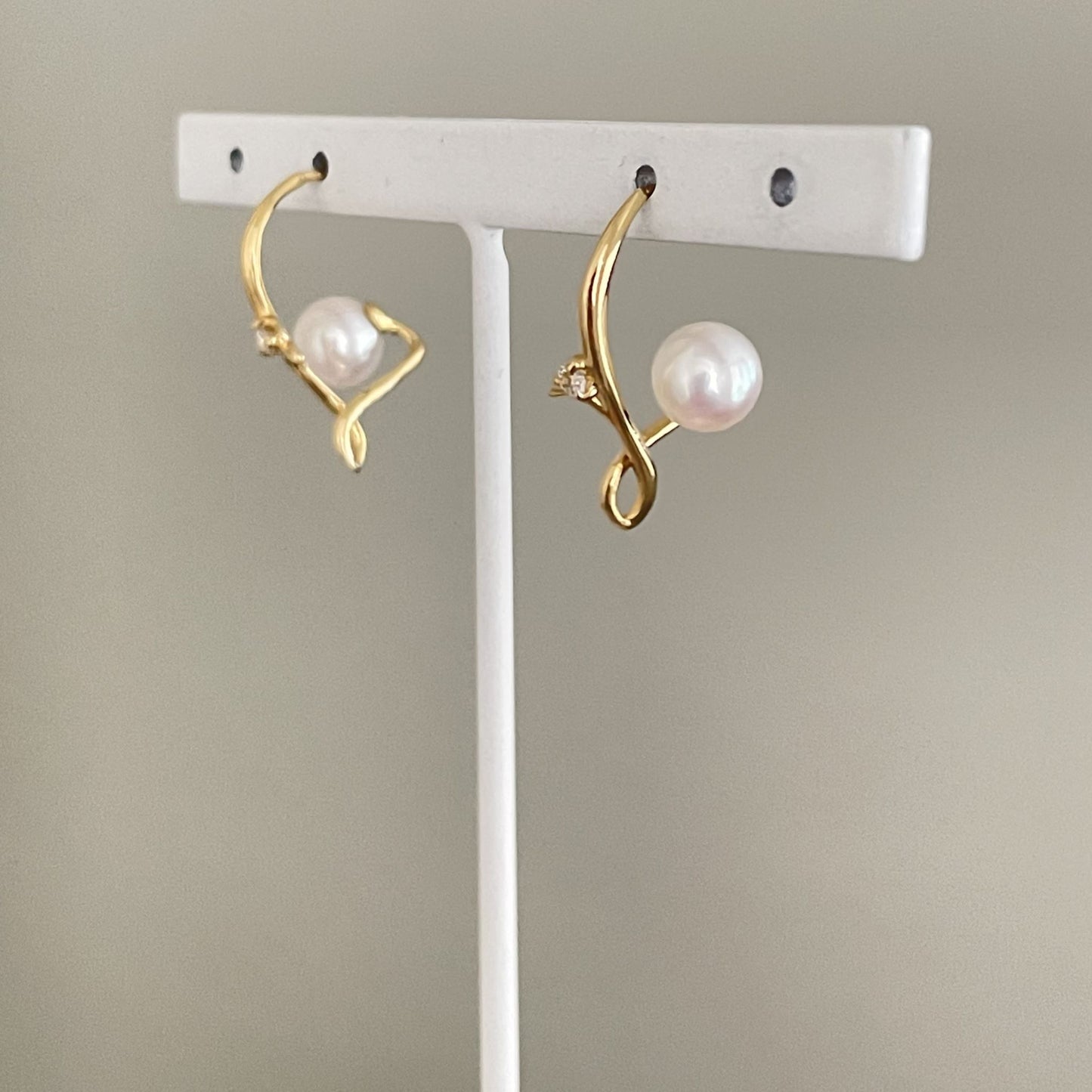 アコヤパールピアス/直結デザイン