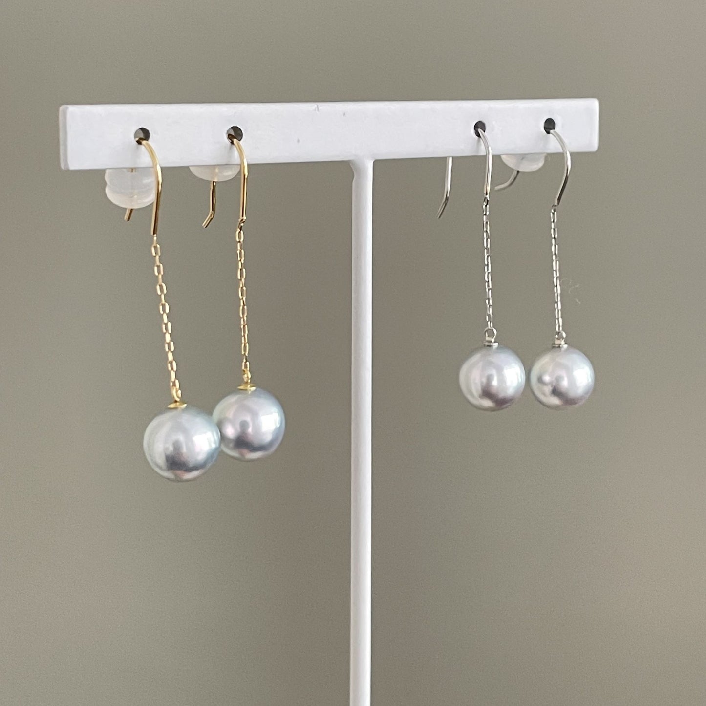 アコヤパールフックピアス/チェーンフックNB珠
