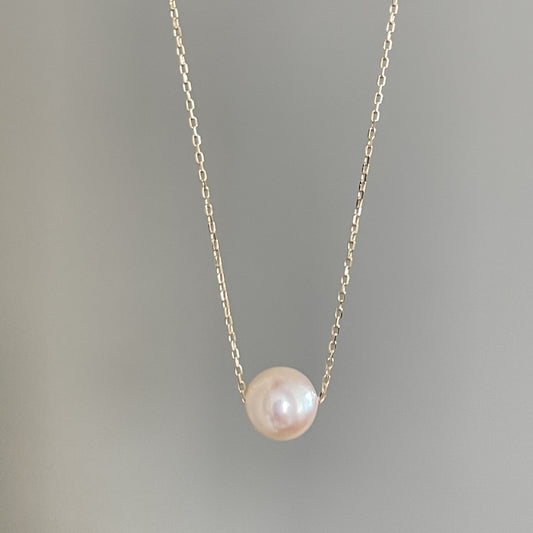 【First pearlにおすすめ】アコヤパールスルーネックレス/1pc