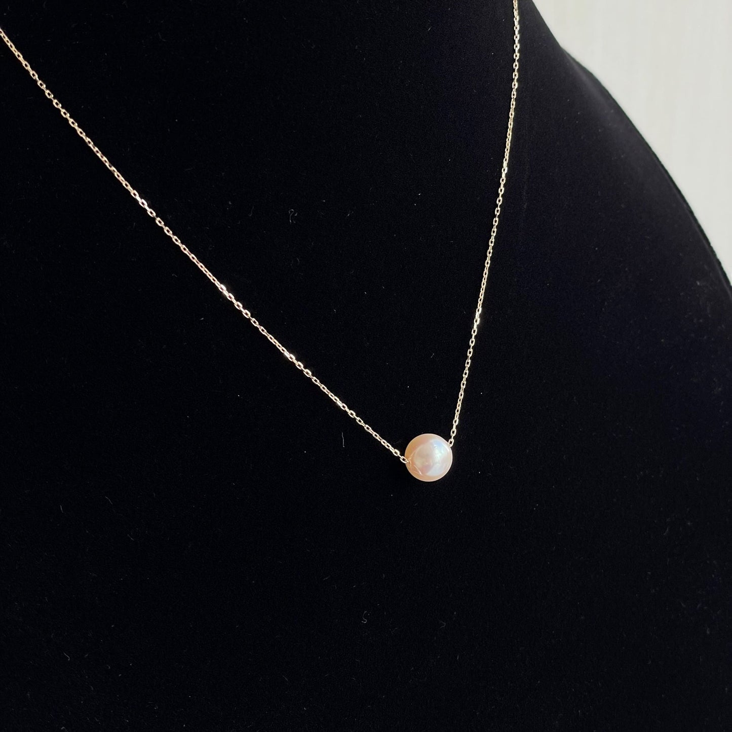 【First pearlにおすすめ】アコヤパールスルーネックレス/1pc