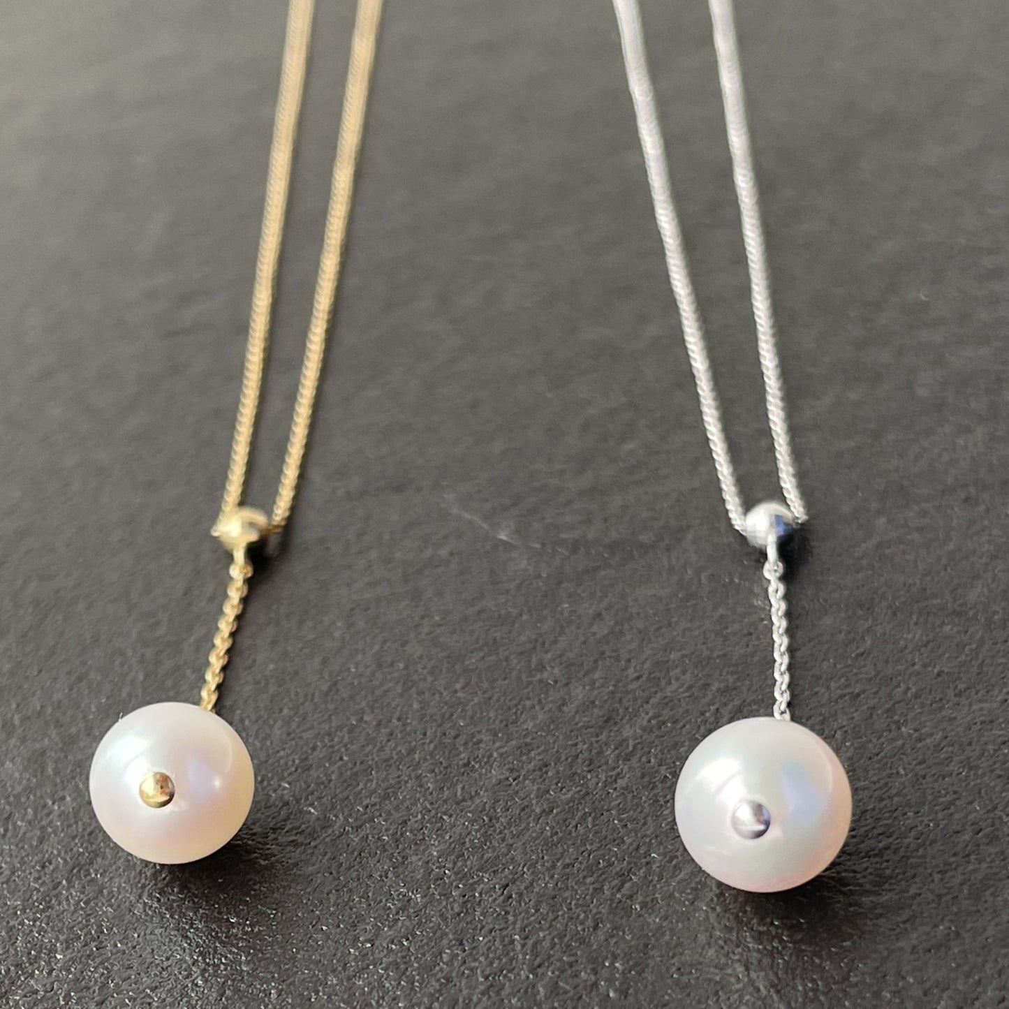 アコヤ花珠パールペンダント/Y字/ミニ鑑別付