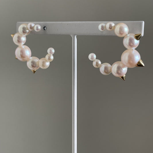 アコヤパールピアス/スタッズデザイン