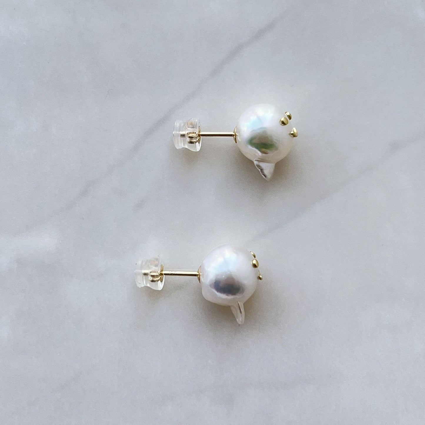 アコヤパールピアス/おばけ