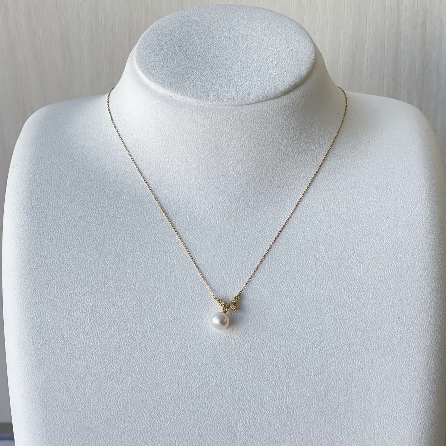 アコヤパールネックレス/蝶