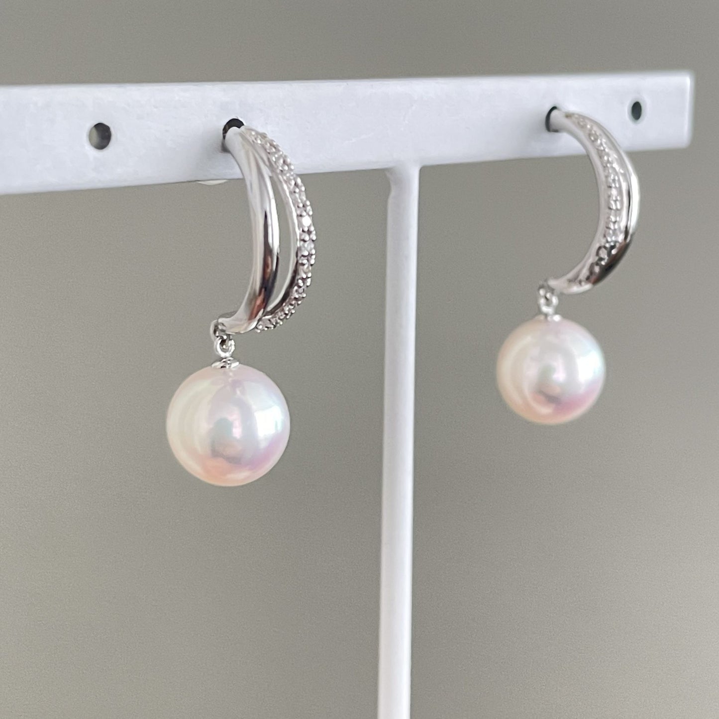 アコヤパールピアス/K18WG