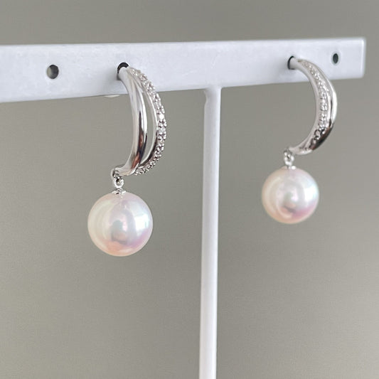 アコヤパールピアス/K18WG