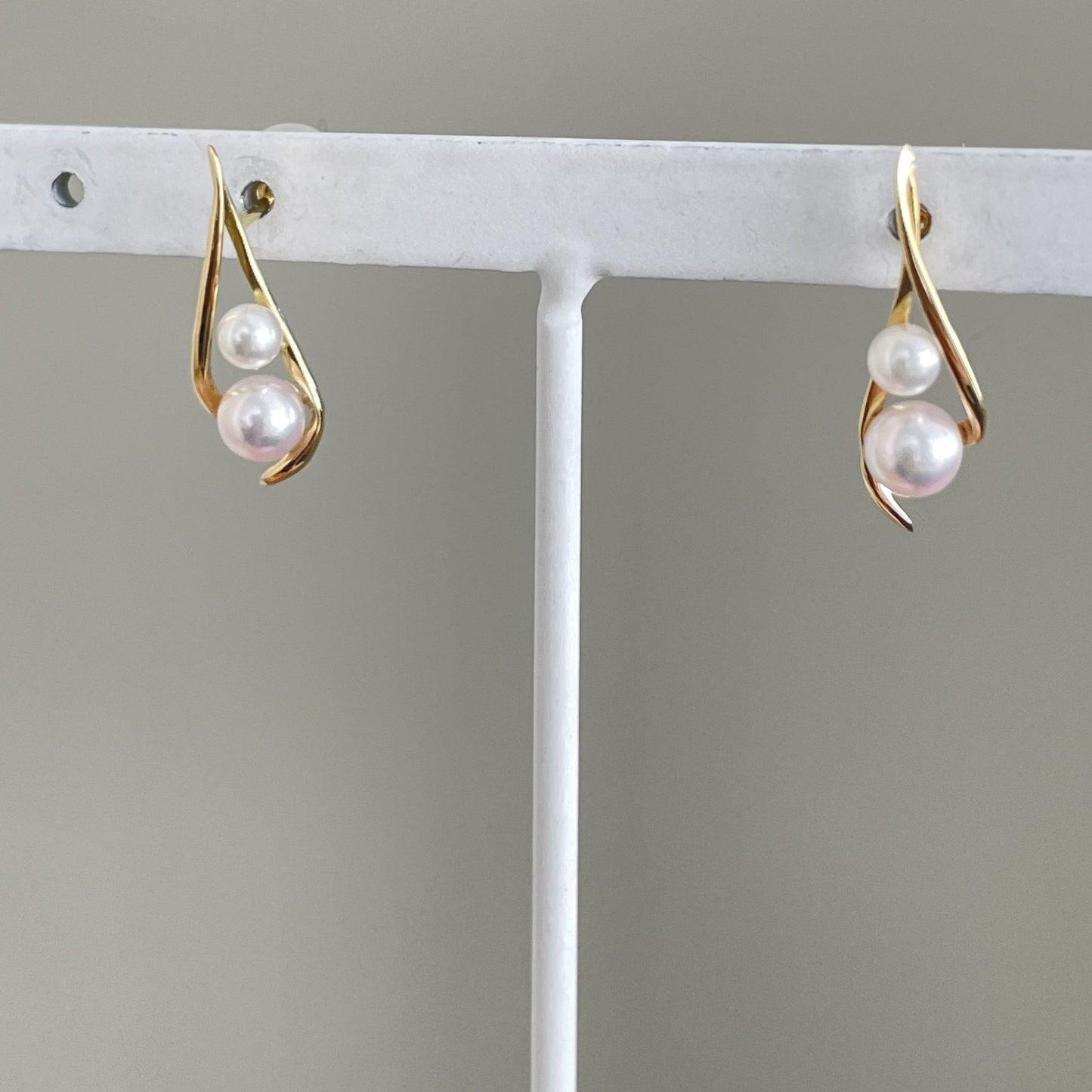 アコヤパールピアス/2pcs/K18YG