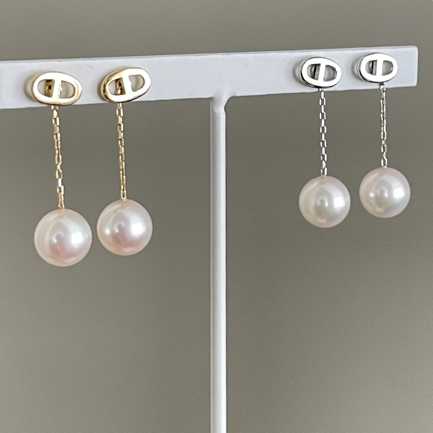 アコヤパールピアス/チェーンブラタイプ