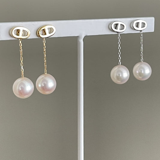 アコヤパールピアス/チェーンブラタイプ
