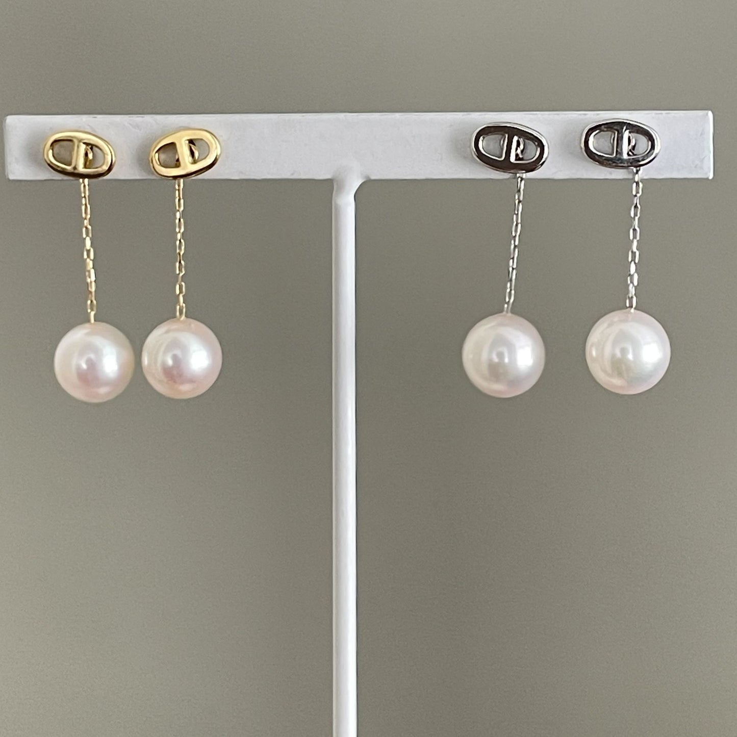 アコヤパールピアス/チェーンブラタイプ