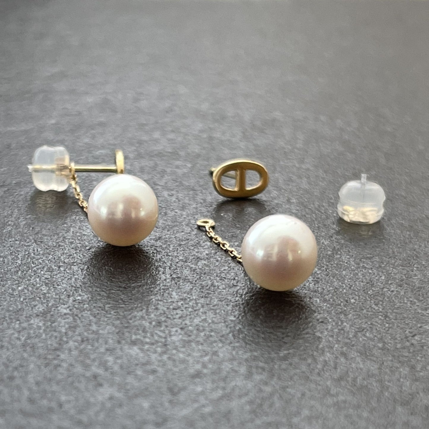 アコヤパールピアス/チェーンブラタイプ